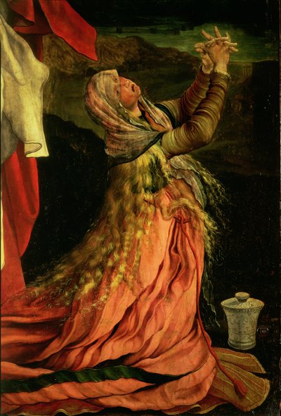 Mary Magdalene (detail) by Matthias Grünewald